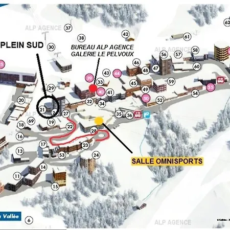 Le Plein Sud Centre - 3/4 Pers - Le Plein Sud - 021pl - Plagne Centre Mae-1604